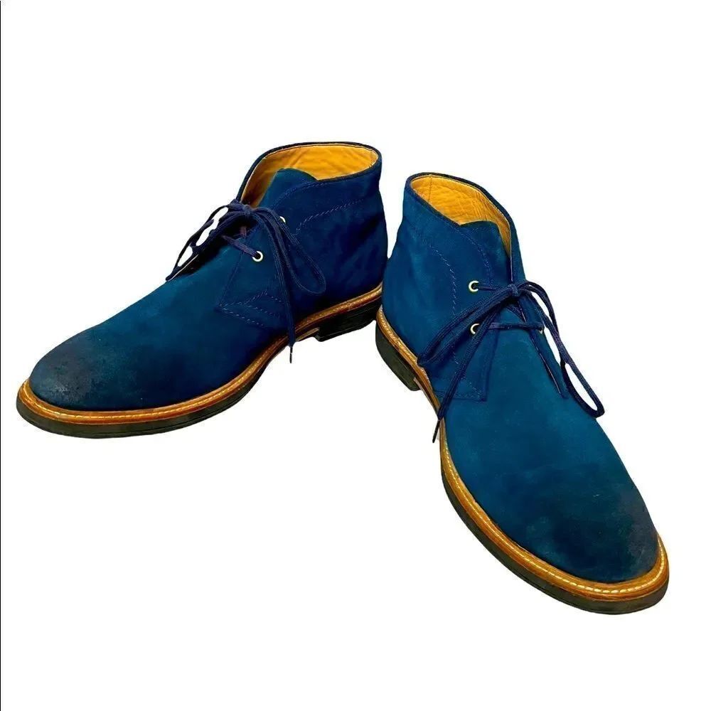 Men’s Ugg Dagmann Chukka Boot Lace-up Blue Suede Size 13